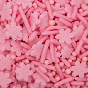 Strösselmix - Ljusrosa - PME - 76 g