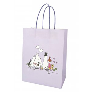 Presentpåse - Mumin lila - 18x23cm