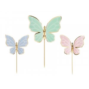 Cake Picks - Fjärilar - 9-pack