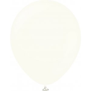Ballonger enfärgade - Premium 45 cm - Retro White