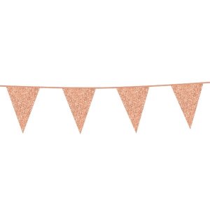 Girlang - Glittrande Rosëguld - 6 m
