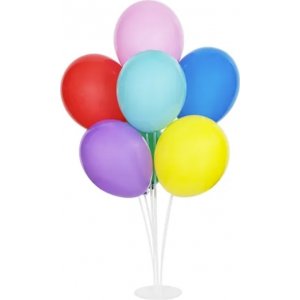Ballongställ - Bordsdekoration - 7 ballonger - 70 cm
