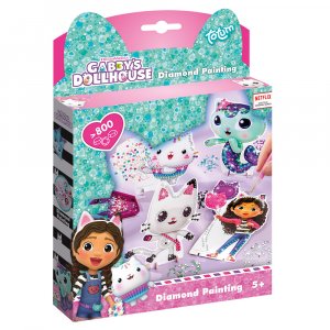 Kit med strasspärlor - Gabby s Dollhouse - Diamond painting
