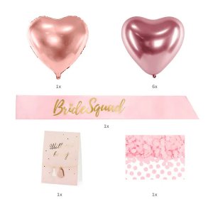 Partybox - Brudtärna - Rosa/Roséguld