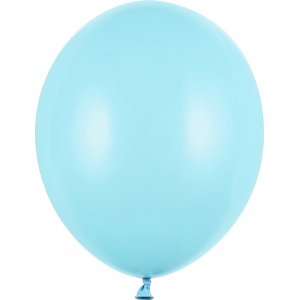 Pastellballonger - Premium 27 cm - Ljusblå - 10-pack