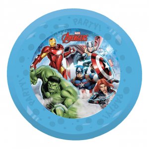 Återanvändbara tallrikar - Marvel Avangers - 21 cm - 4 pack
