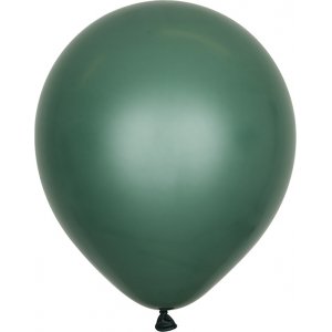 Miniballonger enfärgade - Premium 13 cm - Dark Green