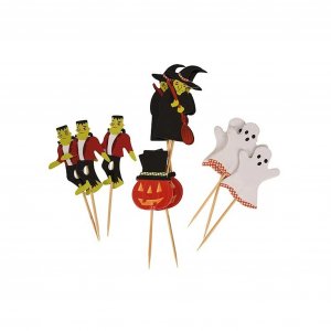 Cake Picks - Halloween - 12-pack