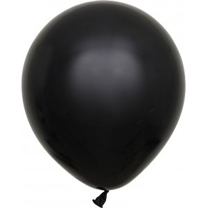 Ballonger enfärgade - Premium 45 cm - Black