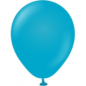 Miniballonger enfärgade - Premium 13 cm - Blue Glass