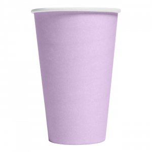 Pappmuggar - Stora - Lavendel - 10-pack