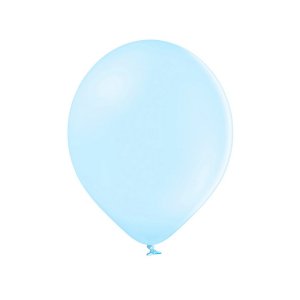 Pastellballonger - Premium 27 cm - Ljusblå - 50-pack