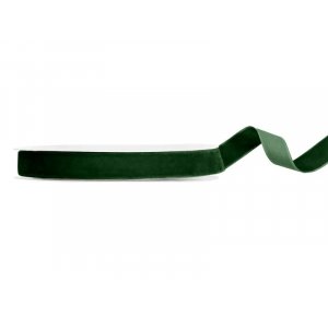 Velourband - 10 m - Bottle Green - 15 mm