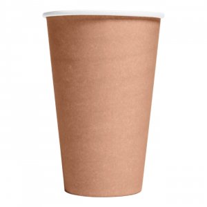 Pappmuggar - Roséguld - 350ml - 10-pack
