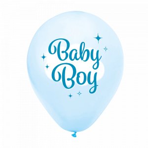 Ballonger - Baby Boy - Blå - 8-pack
