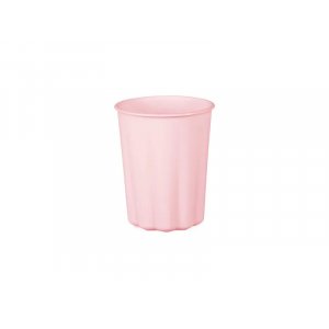 Återanvändbara plastmuggar - Ljusrosa - 4-pack