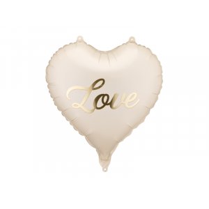 Folieballong hjärta Love - Mix