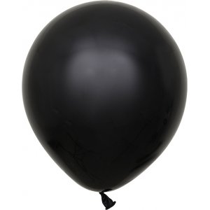 Ballonger enfärgade - Premium 30 cm - Black - 10-pack