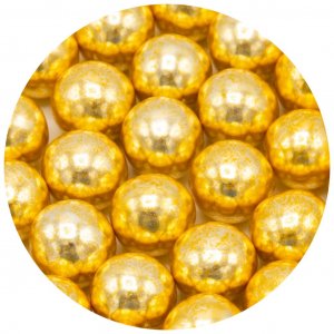 Chokladpärlor - Choco Crunch XXL - Vintage Gold - 130g