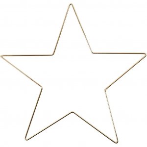 Metallstjärna - Mässing - 30 cm