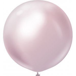 Ballonger enfärgade - Premium 60 cm - Pink Gold Chrome