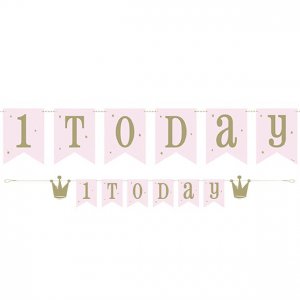 Vimpel - 1 Today - Rosa/Guld