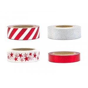 Washitape - 4-pack - Red Mix