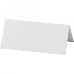Placeringskort - 20-pack - Vit