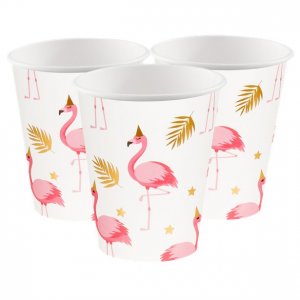 Pappmuggar - Flamingo Party - 6-pack