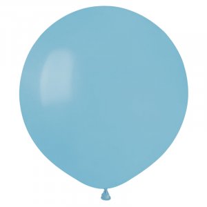 Runda ballonger - Ljusblå - 48cm - 10-pack