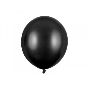 Ballonger enfärgade - Premium 43 cm - Svart Metallic - 25-pack