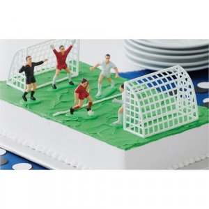 Cake Topper - Football - Mål & Spelare - Wilton