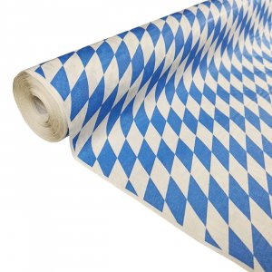 Bordsduk - Bavaria - Blå/Vit Rutig - 1x8m
