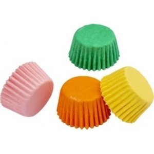 Minimuffinsformar/stora knäckformar - Blandade Färger - 200-pack