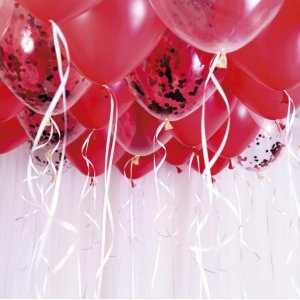 Ballongtak - Röd - Love