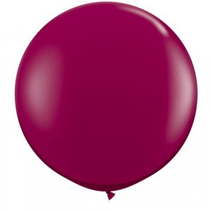Jätteballong - Vinröd