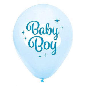 Ballonger Baby Boy ljusblå 8-pack