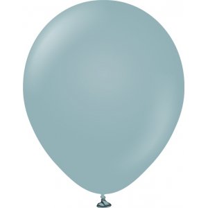Ballonger enfärgade - Premium 30 cm - Storm - 10-pack