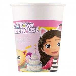 Pappmuggar Gabbys Dockskåp Rosa 200ml 8-pack