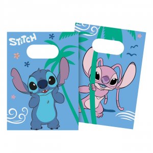 Kalaspåsar - Stitch & Angel - Himmelsblå - 4-pack