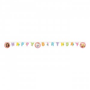 Girlang Gabbys Dockskåp Happy Birthday 2 meter