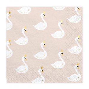 Servetter - Lovely swan - 20-pack