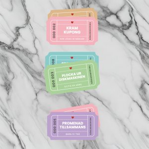Kärlekskuponger till mamma och pappa - 10-pack