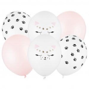 Ballongbukett - Cat Party - 6-pack