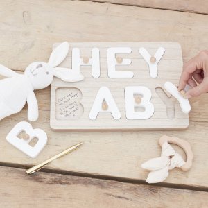 Gästbokspussel - Hello Baby