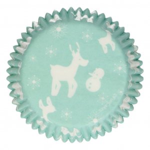 Muffinsformar - Mint - Winter wonderland - 48-pack