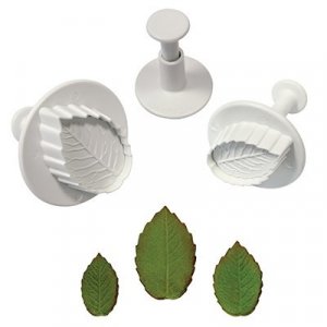 Utstickare med prägel - 3-pack - Blad - PME