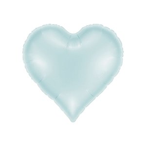 Folieballong - Sweetie Heart Satin Pastel Blue 46 cm