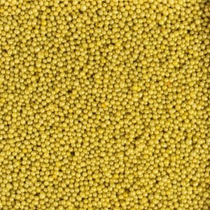 Små sockerpärlor - Guld - 100g