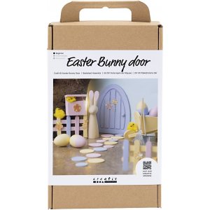 DIY Kit Påskharens Dörr - pastellfärger